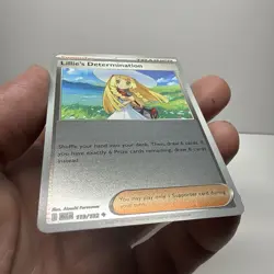 Lillie's Determination (Reverse Holo) 119/132 Uncommon Pokemon Mega Evolution - Image 2