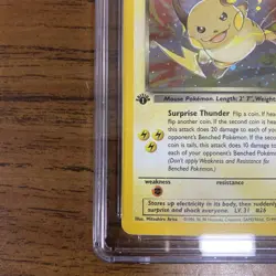 Pokemon Dark Raichu 83/82 Team Rocket Holo 1st Edition CGC 8.5 - Image 5