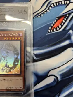 YuGiOh 2019 Dark Magician Girl DP23-JP000 PGS 9.5 Ghost Rare Mint+ Japanese - Image 2