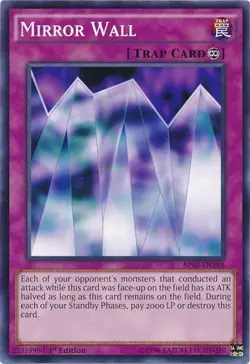 1x Mirror Wall - 1st Edition NM Eng YuGiOh - Battle Pack 3: Monster League - Image 1