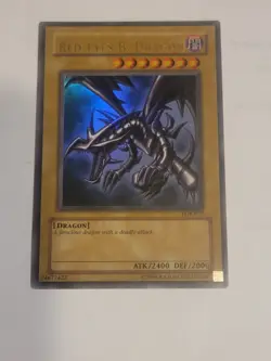 Yugioh Red-Eyes B. Dragon LOB-070 Ultra Rare Unlimited Edition LP - Image 1