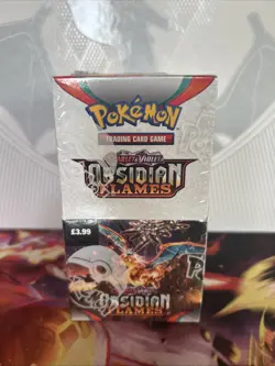 Pokemon Obsidian Flames Half Booster Box Display 18 Packs Factory Sealed - Image 1