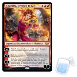 CHANDRA, DRESSED TO KILL Innistrad: Crimson Vow VOW Planeswalker Magic MTG CARD - Image 1