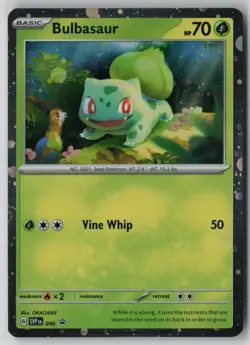 Bulbasaur - 046 (Cosmos) Pokemon Scarlet & Violet Promo Cards Holo (LP) 1 - Image 1