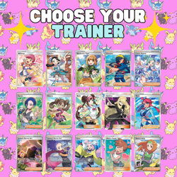 Choose Your Pokemon Trainer Card - NM/M - Multiple Sets Available - Image 1