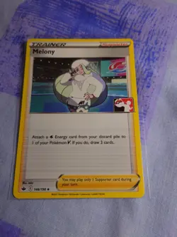 POKEMON CARD 2021 PRIZE PACK SERIES 2 MELONY 146/198 STAMPED NEAR MINT - Image 1