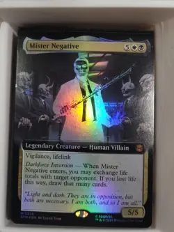 Magic The Gathering TCG Mister Negative Marvel's Spider-Man Foil - Image 1