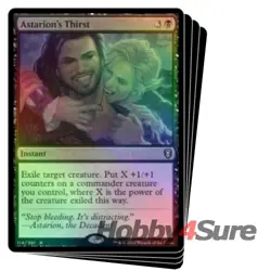Foil Astarion's Thirst X4 M/NM MTG Commander Legends: Battle For Baldur's Gate - Image 1