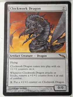Clockwork Dragon - Mirrodin - Magic the Gathering MTG Nice! - Image 1