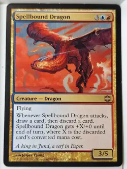 Spellbound Dragon - Alara Reborn - Magic the Gathering MTG Nice! - Image 1