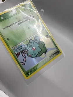 Pokemon Bulbasaur Reverse Holo Stamped 45/100 EX Crystal Guardians Crease - Image 3