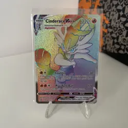 Pokemon TCG - Cinderace VMAX 194/192 - Rebel Clash - FULL ART ULTRA RARE - Image 1