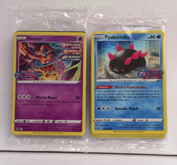 Pokemon TCG 2 Fusion Strike Build and Battle Decks - Sealed (Deoxys & Pyukumuku) - Image 1