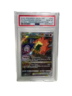 2022 Pokemon SWSH262 Promo Charizard VSTAR PSA 10 - Image 1