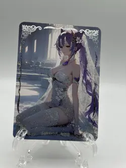 Keqing MSP Bride Illustration Reluctant Card Set Genshin Impact - Image 1