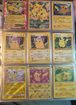 Mixed Lot Of Pikachu Cards Including A French 1st Edition Pikachu. - Image 1