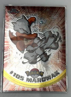 2000 Topps Chrome Pokemon Series 2 #105 Marowak Card | Near Mint - Image 1