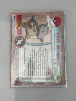2000 Topps Chrome Pokemon Series 2 #105 Marowak Card | Near Mint - Image 2
