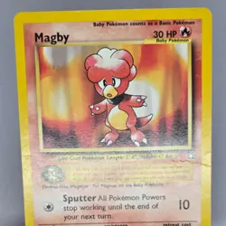 Magby 23/111 Neo Genesis Rare Vintage Pokemon Card TCG English MP - Image 5