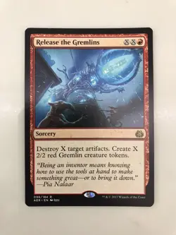 Release the Gremlins MTG Magic the Gathering Card NM Near Mint Aether Revolt AER - Image 1