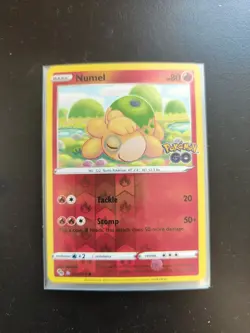 013/078 NUMEL DITTO UNPEELED REVERSE HOLO POKEMON GO POKEMON CARD - Image 1