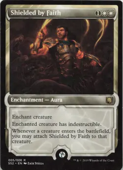 Shielded by Faith R Signature Spellbook: Gideon 5 - LP MTG - Image 1