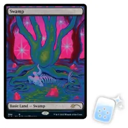 SWAMP (384) Secret Lair Magic MTG MINT CARD - Image 1