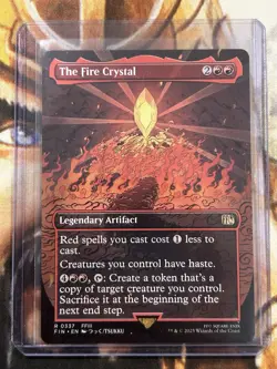 The Fire Crystal (Regular) Borderless MTG Final Fantasy English - NM 🔥 - Image 3