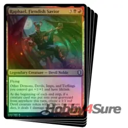 Foil Raphael, Fiendish Savior X4 MTG Commander Legends: Battle For Baldur's Gate - Image 1