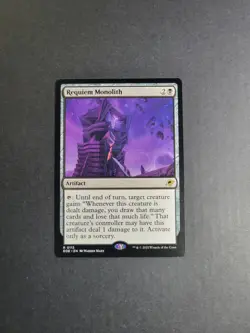 Requiem Monolith Magic The Gathering Edge Of Eternities Regular Rare NM - Image 2