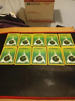 Pokemon TCG Card Gym Challenge Grass Energy 129/132 Unlimited - Image 1