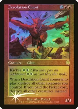 Apocalypse MTG FOIL Desolation Giant Magic - Image 1