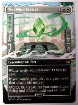 The Wind Crystal - Borderless Rare - MTG Final Fantasy - 0330 NM - Image 1