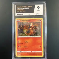 2021 Pokemon Swsh Black Star Promo 092 Charmander-Holo Battle Styles ACE 9 - Image 1