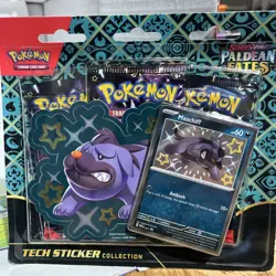 Pokemon TCG: Paldean Fates Tech Sticker Blister ++ 3 boosters ++ Factory Sealed! - Image 1