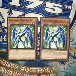 Yugioh! Elemental HERO Prisma BLC1-EN152 x2 Common 1st Edition NM - Image 1
