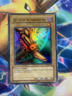Left Leg of the Forbidden One LOB-121 The Legend of Blue Eyes White DRG Base - Image 1