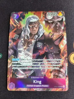 EXACT CARD PICTURED One Piece TCG King Alt Art PRE-ERRATA! OP01-096 Romance Dawn - Image 1