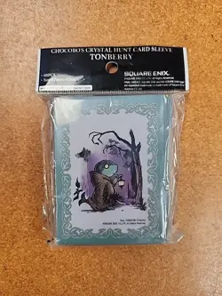 Final Fantasy TCG Chocobo's Crystal Hunt Card Sleeves Tonberry BRAND NEW SEALED - Image 1