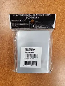 Final Fantasy TCG Chocobo's Crystal Hunt Card Sleeves Tonberry BRAND NEW SEALED - Image 2