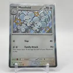 Maushold - 210/091 - Baby Shiny - Paldean Fates - Pokemon Card - NM/M - Image 1