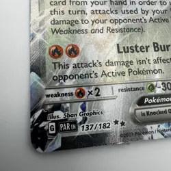 Pokemon Cards TCG Skeledirge EX 137/183 Paradox Rift NM Double Rare - Image 2