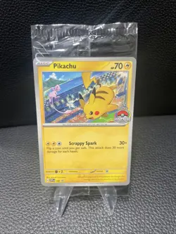 Pikachu 190 Pokemon Center Stamped Promo 2024 Worlds Championships SEALED - Image 1