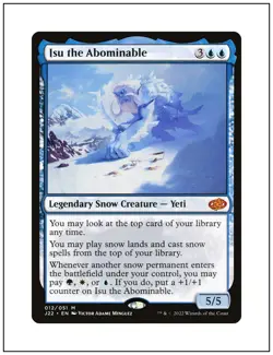 1x Isu, the Abominable, Jumpstart 2022, Magic MTG NM - Image 1
