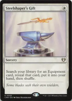 Steelshaper's Gift R Commander Masters 59 - LP MTG - Image 1