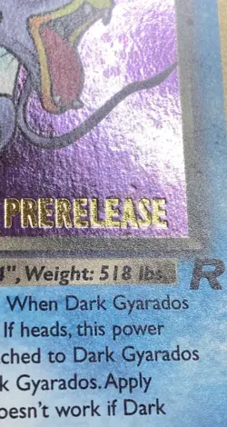 Dark Gyarados Holo Rare Prerelease 2000 Pokemon Rocket #8/82 Moderately Played - Image 4