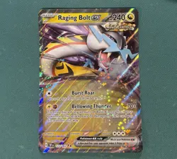 Pokemon TCG - Raging Bolt EX - Scarlet & Violet - 123/162 - Jumbo Promo - NM - Image 1