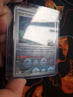 Pokemon TCG: Antique Cover Fossil 080/086 Pokeball Reverse Holo - Black Bolt - Image 2
