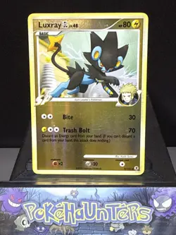 Pokemon Card Luxray GL 9/111 Platinum Rising Rivals Reverse Holo Rare Played - Image 1