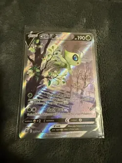 Celebi V Alternate Alt Art SWSH Fusion Strike Near Mint Pokemon Card 245/264 - Image 1